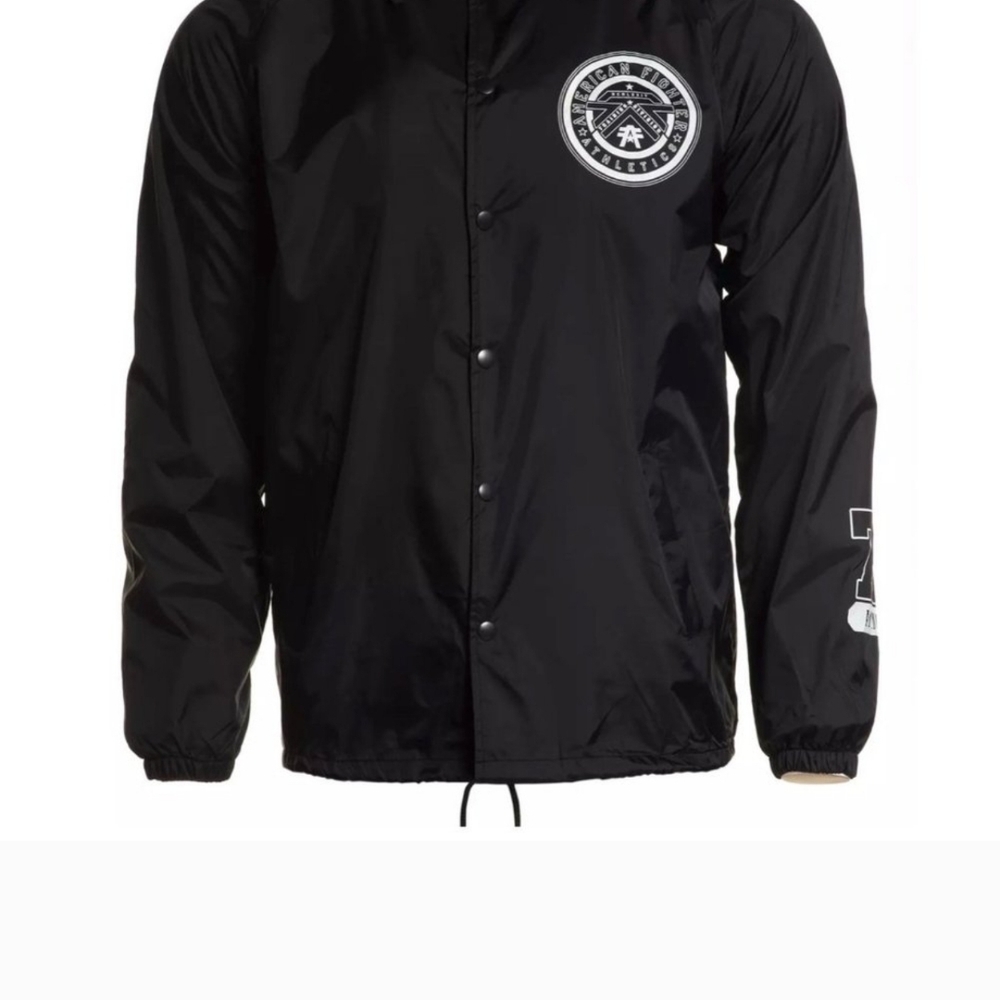 American Fighter Black Windbreaker Jacket